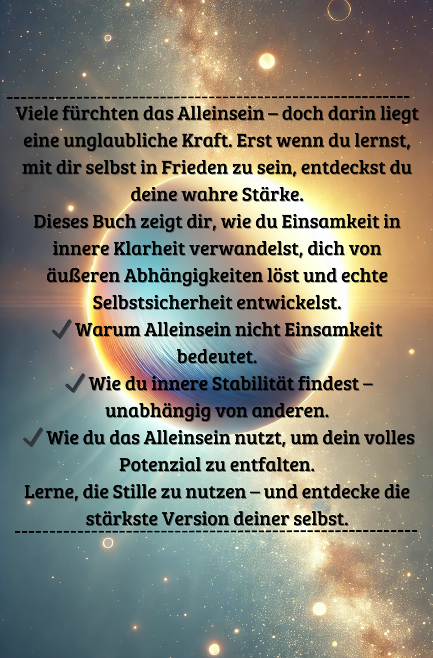 Die Macht des Alleinseins